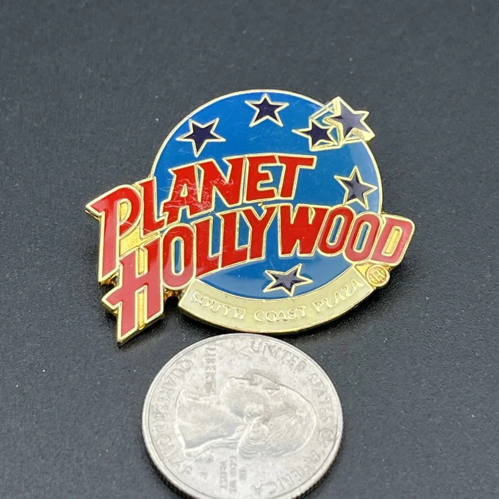 Planet Hollywood South Coast Plaza Logo Lapel Hat‎ Pin